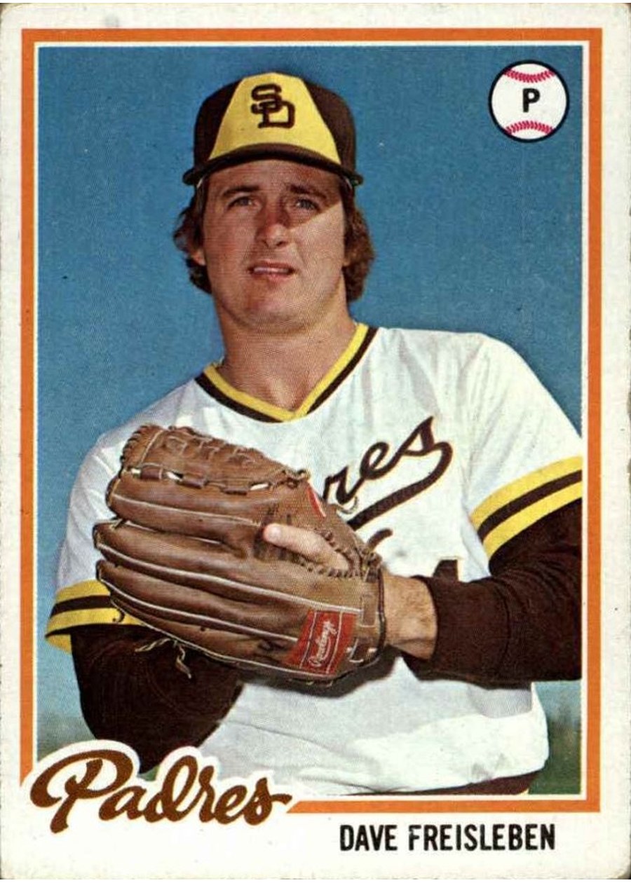 1978 Topps #594 Dave Freisleben, San Diego Padres
