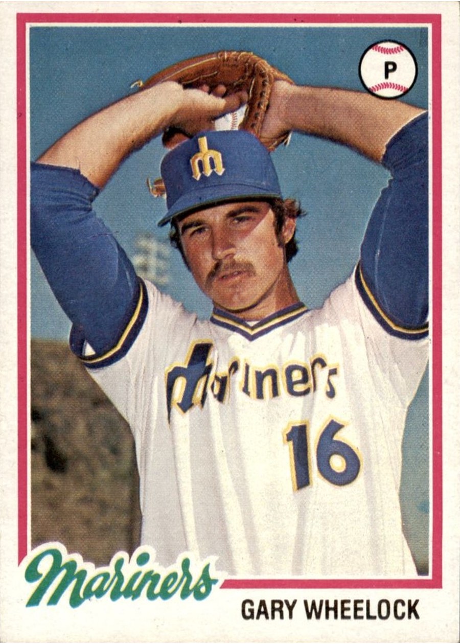 1978 Topps #596 Gary Wheelock, Seattle Mariners
