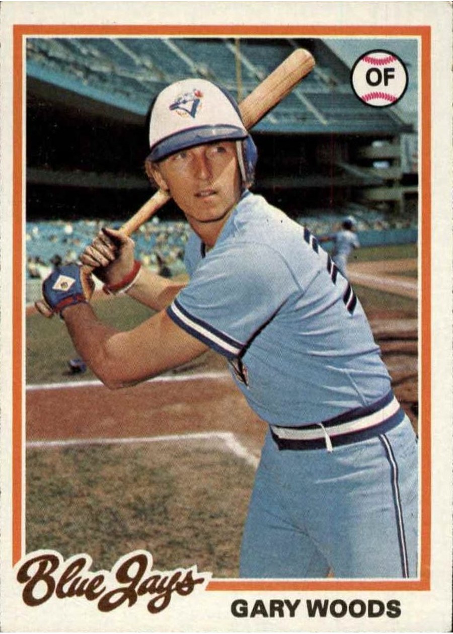 1978 Topps #599 Gary Woods, Toronto Blue Jays