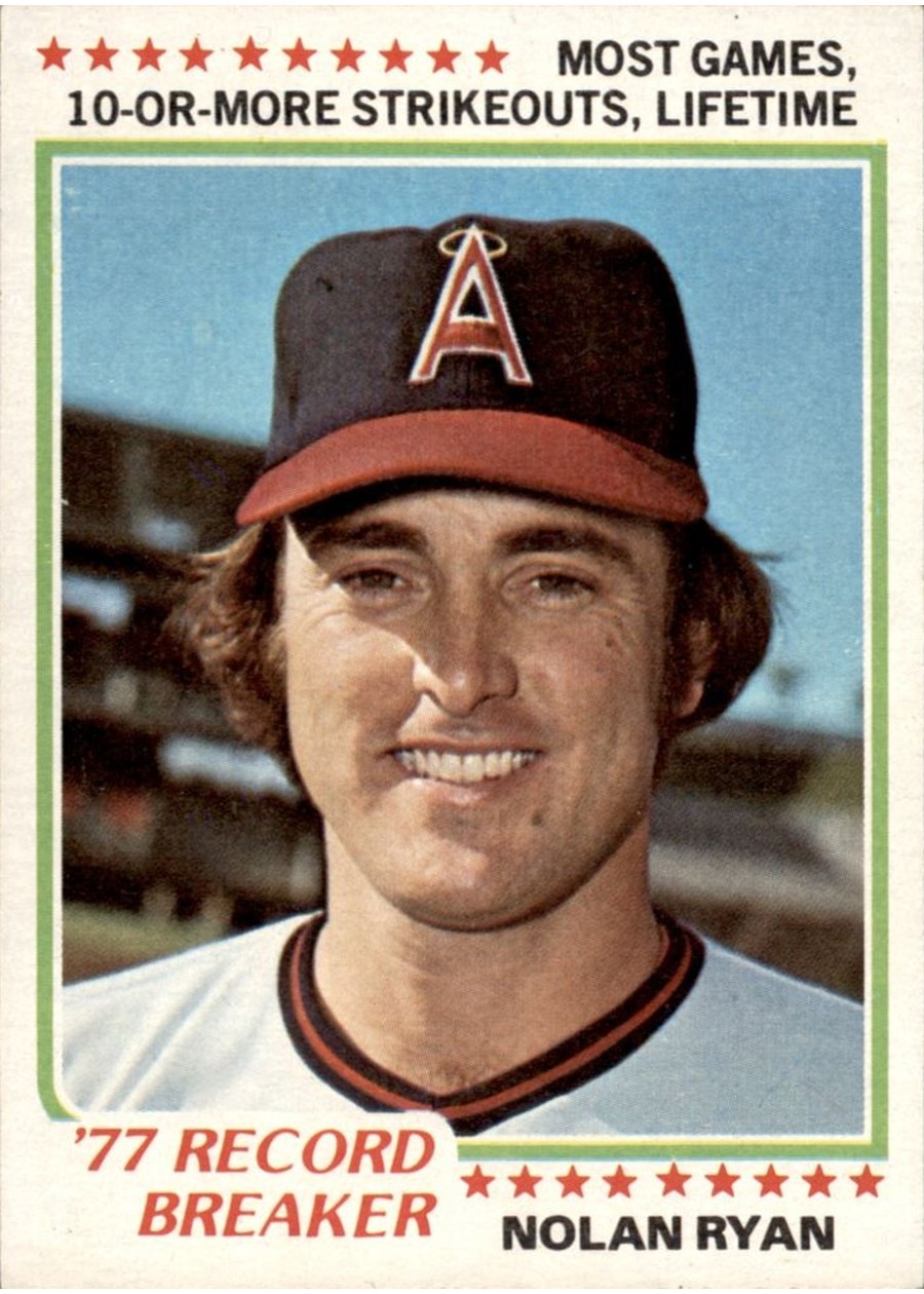 1978 Topps #6 Nolan Ryan, California Angels