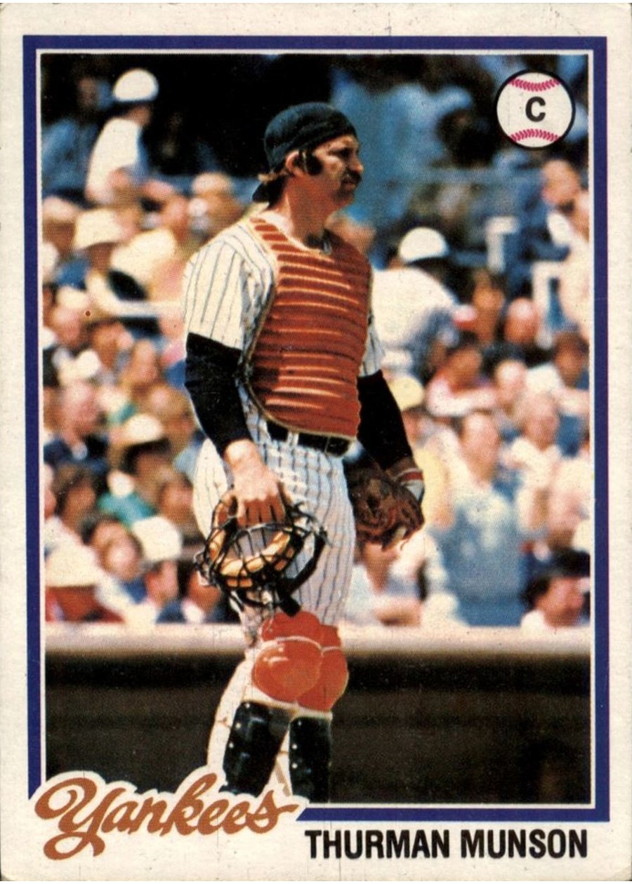 1978 Topps #60 Thurman Munson, New York Yankees