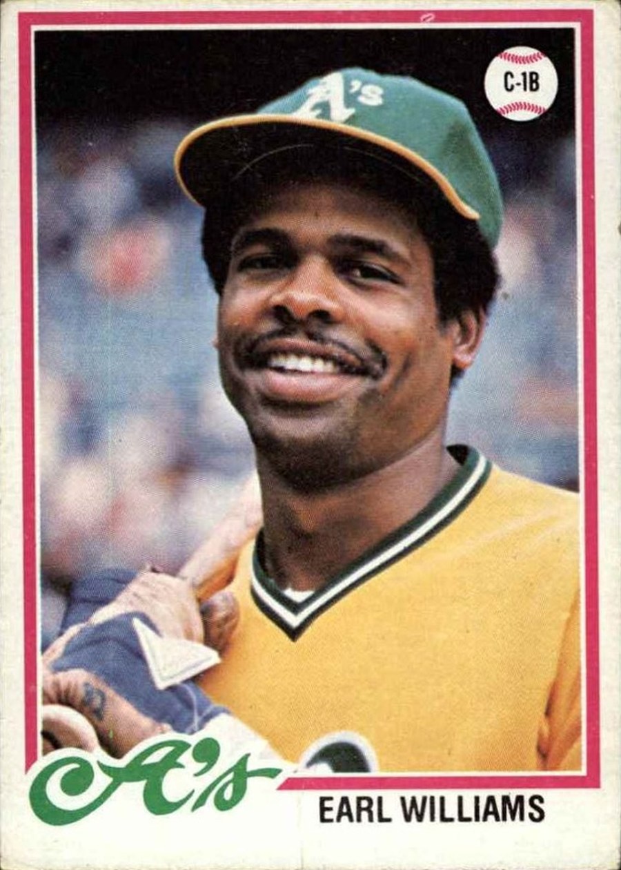 1978 Topps #604 Earl Williams, Oakland Athletics