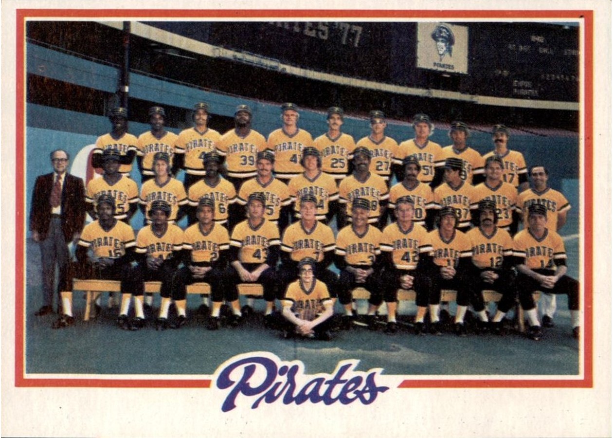1978 Topps #606 Pittsburgh Pirates Team