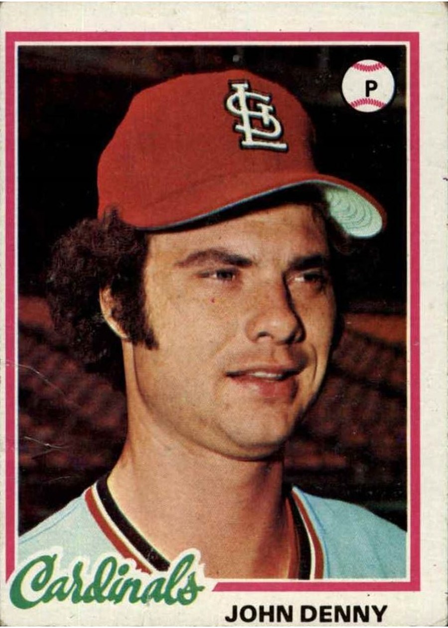 1978 Topps #609 John Denny, St. Louis Cardinals