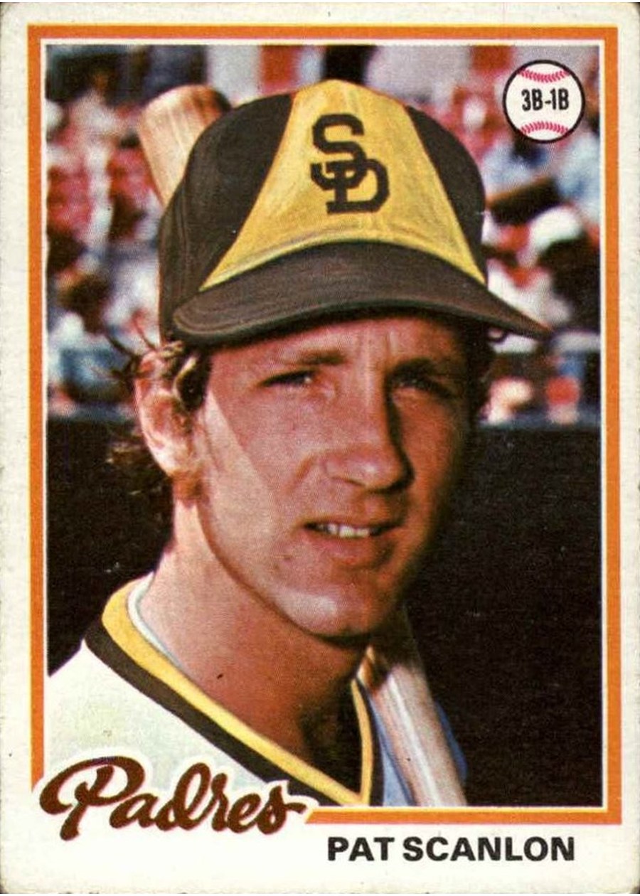1978 Topps #611 Pat Scanlon, San Diego Padres