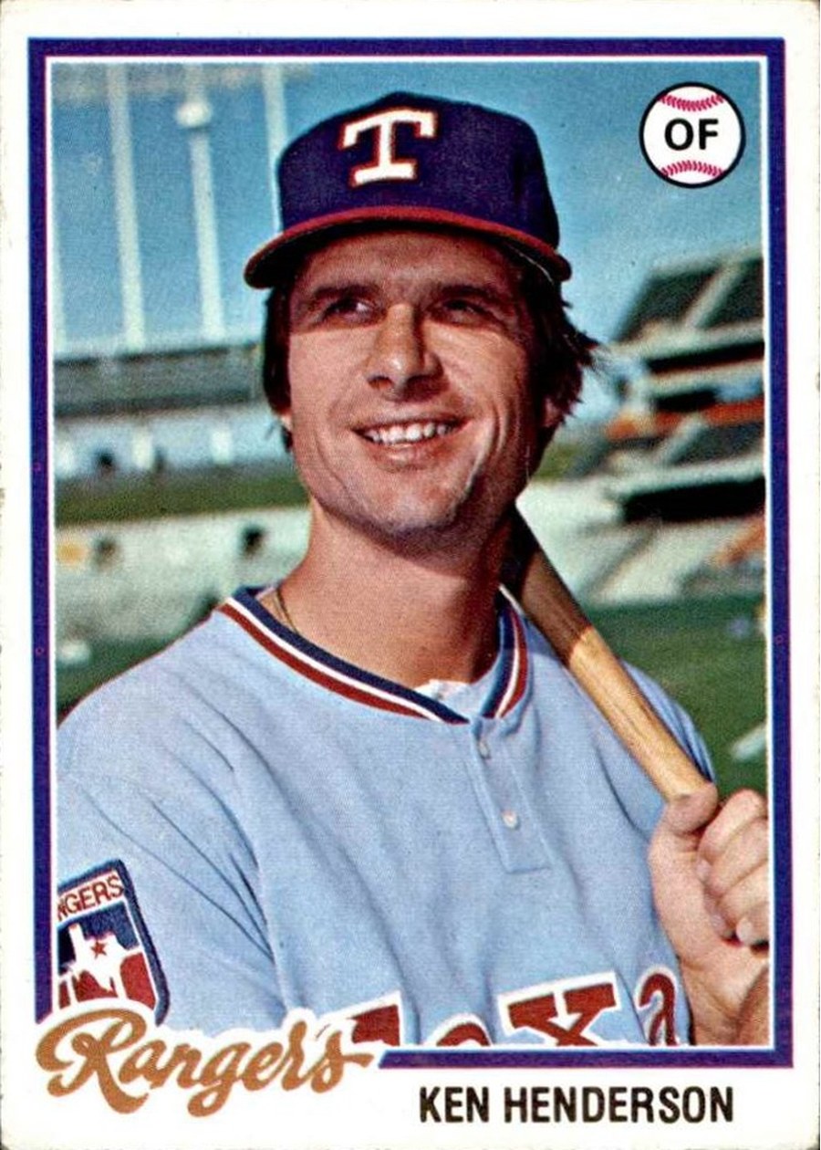 1978 Topps #612 Ken Henderson, Texas Rangers