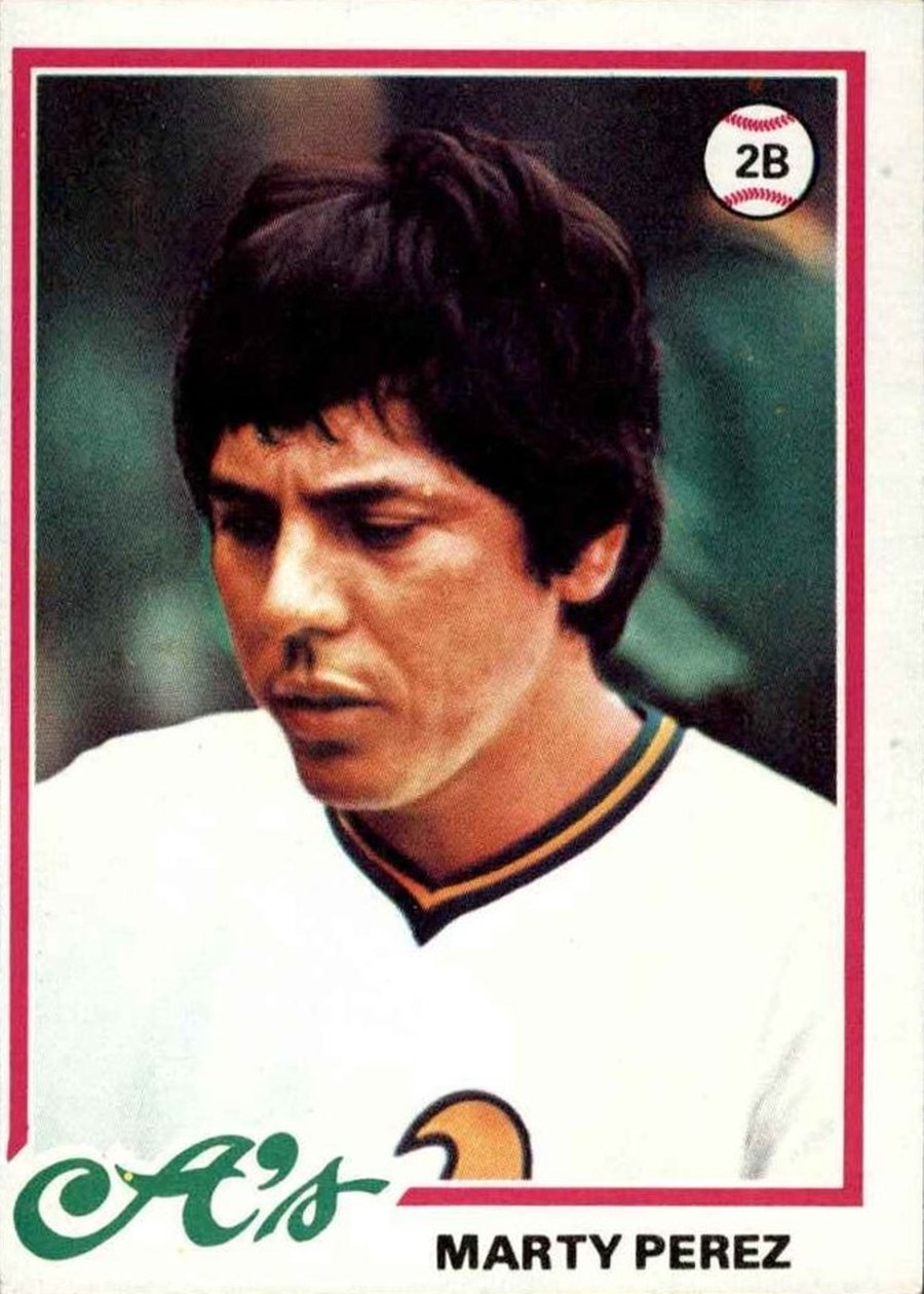 1978 Topps #613 Marty Perez, Oakland Athletics