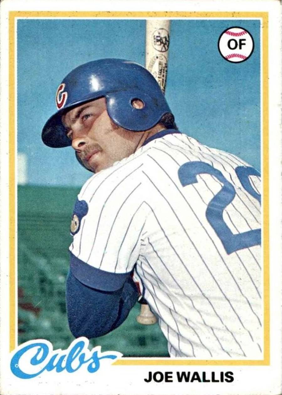 1978 Topps #614 Joe Wallis, Chicago Cubs