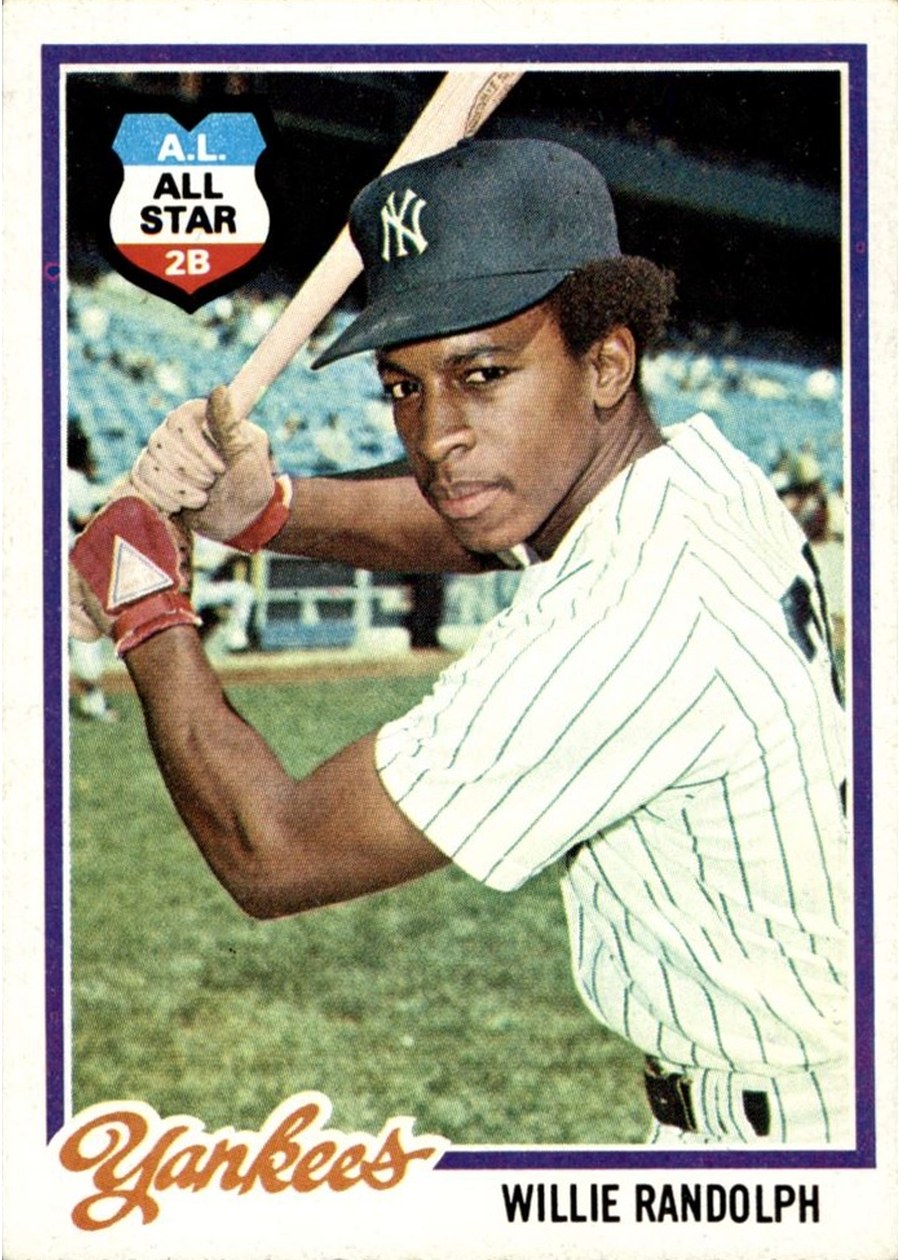 1978 Topps #620 Willie Randolph, New York Yankees