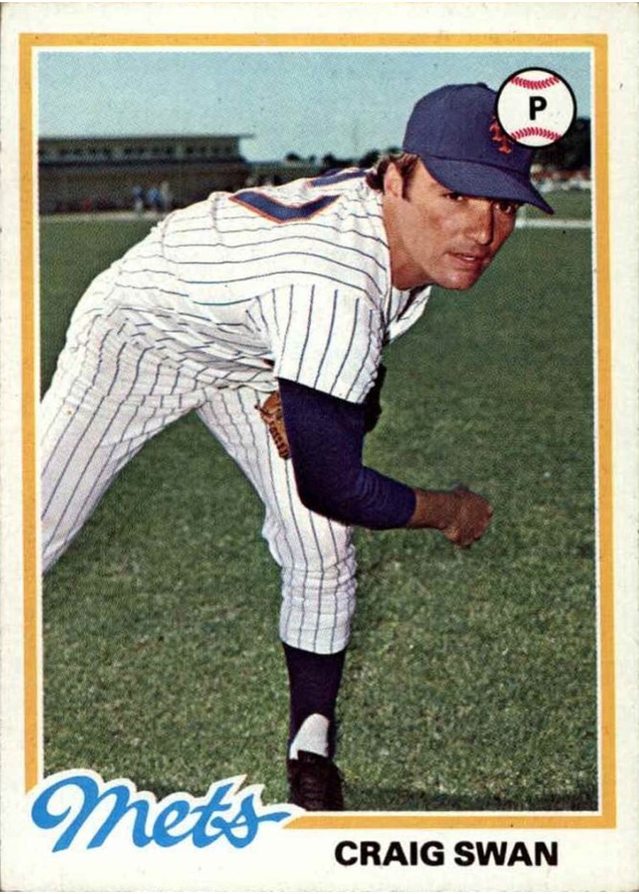 1978 Topps #621 Craig Swan, New York Mets