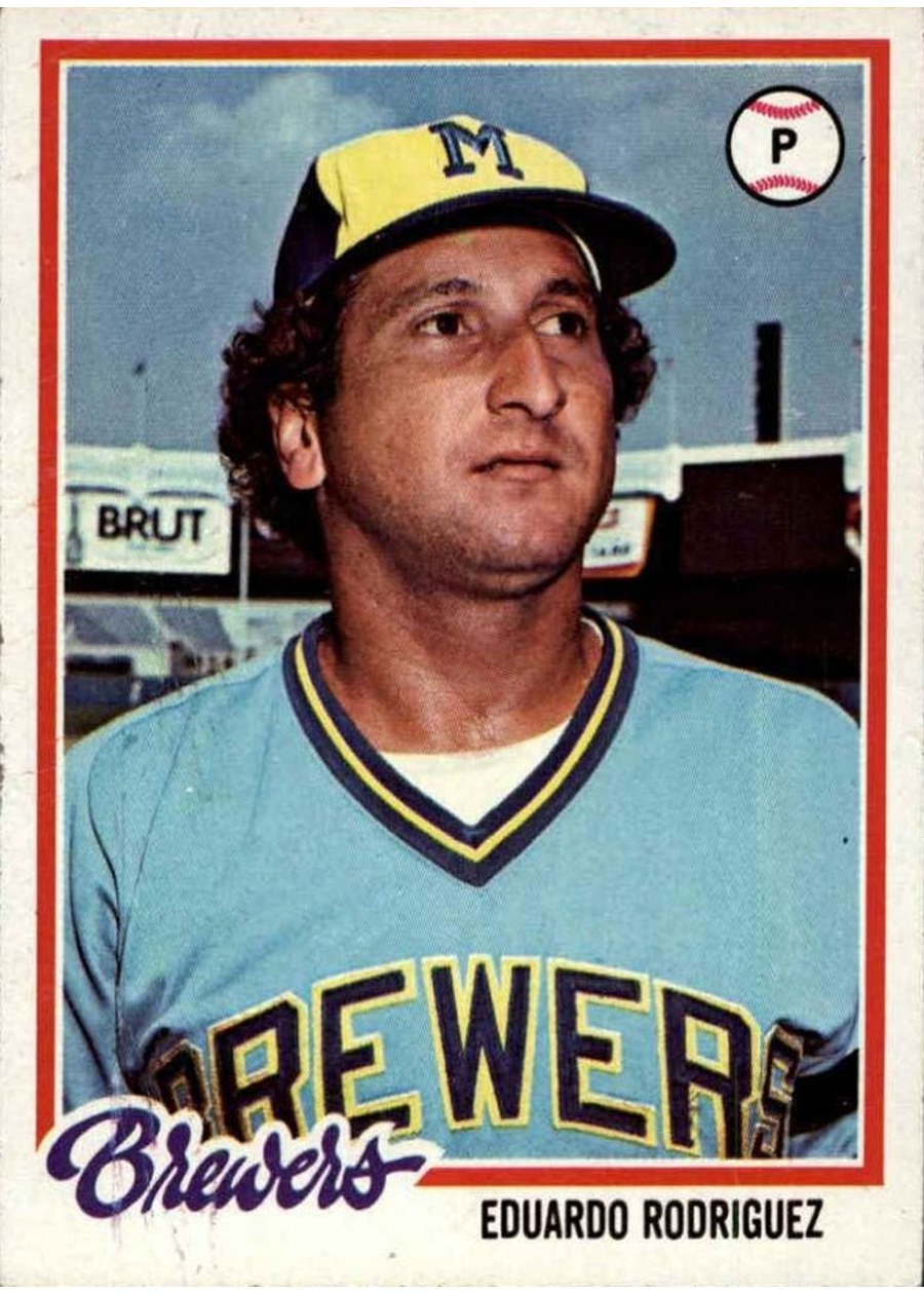 1978 Topps #623 Eduardo Rodriguez, Milwaukee Brewers
