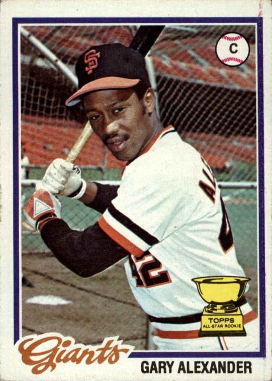 1978 Topps #624 Gary Alexander, San Francisco Giants