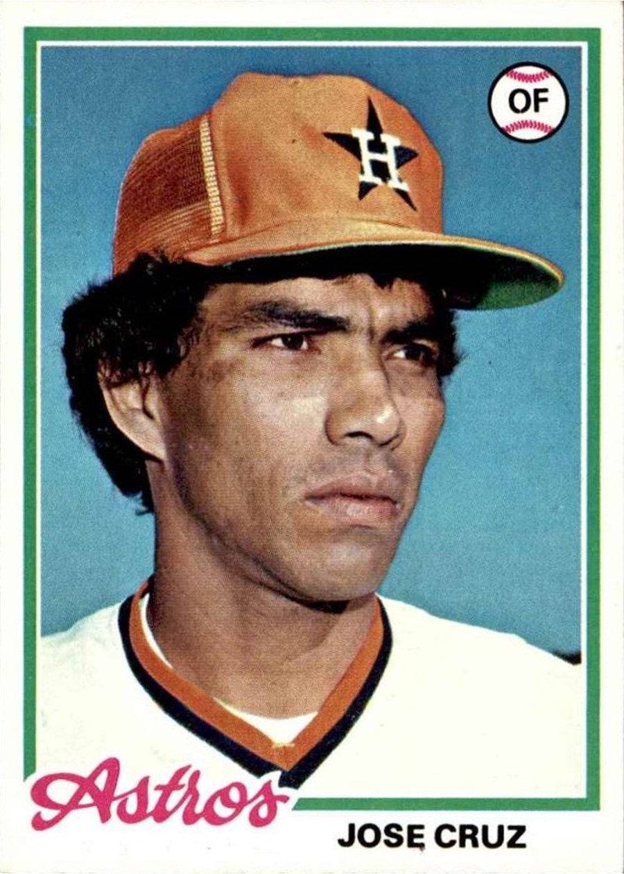 1978 Topps #625 Jose Cruz, Houston Astros