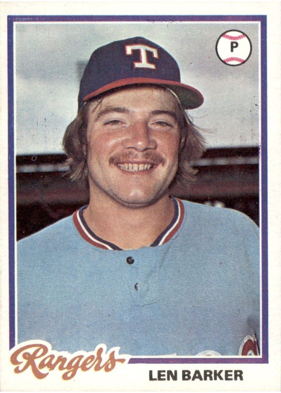 1978 Topps #634 Len Barker, Texas Rangers