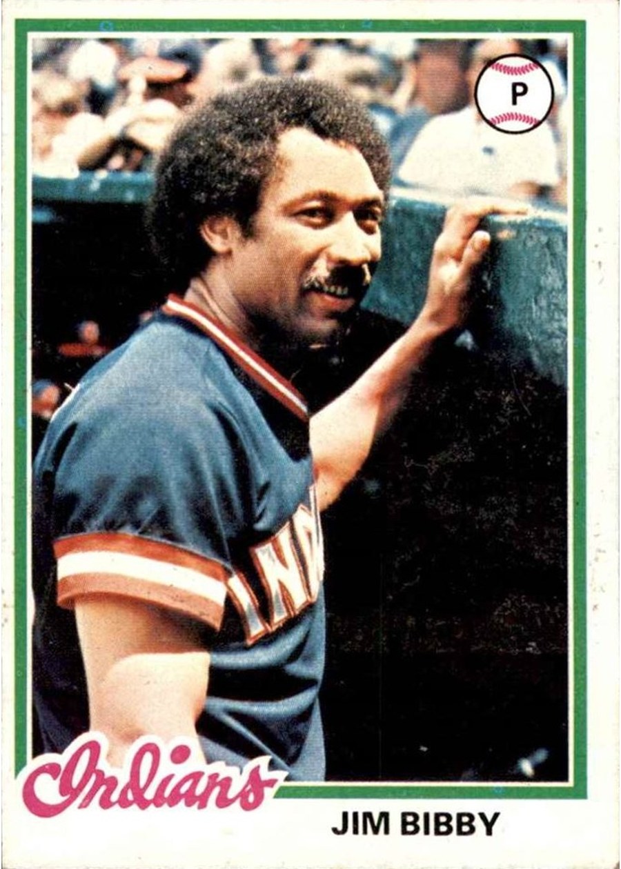 1978 Topps #636 Jim Bibby, Cleveland Indians