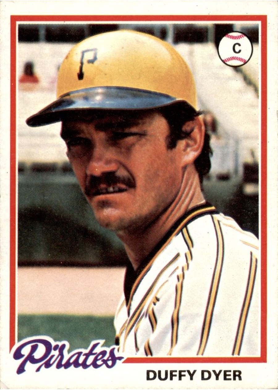 1978 Topps #637 Duffy Dyer, Pittsburgh Pirates