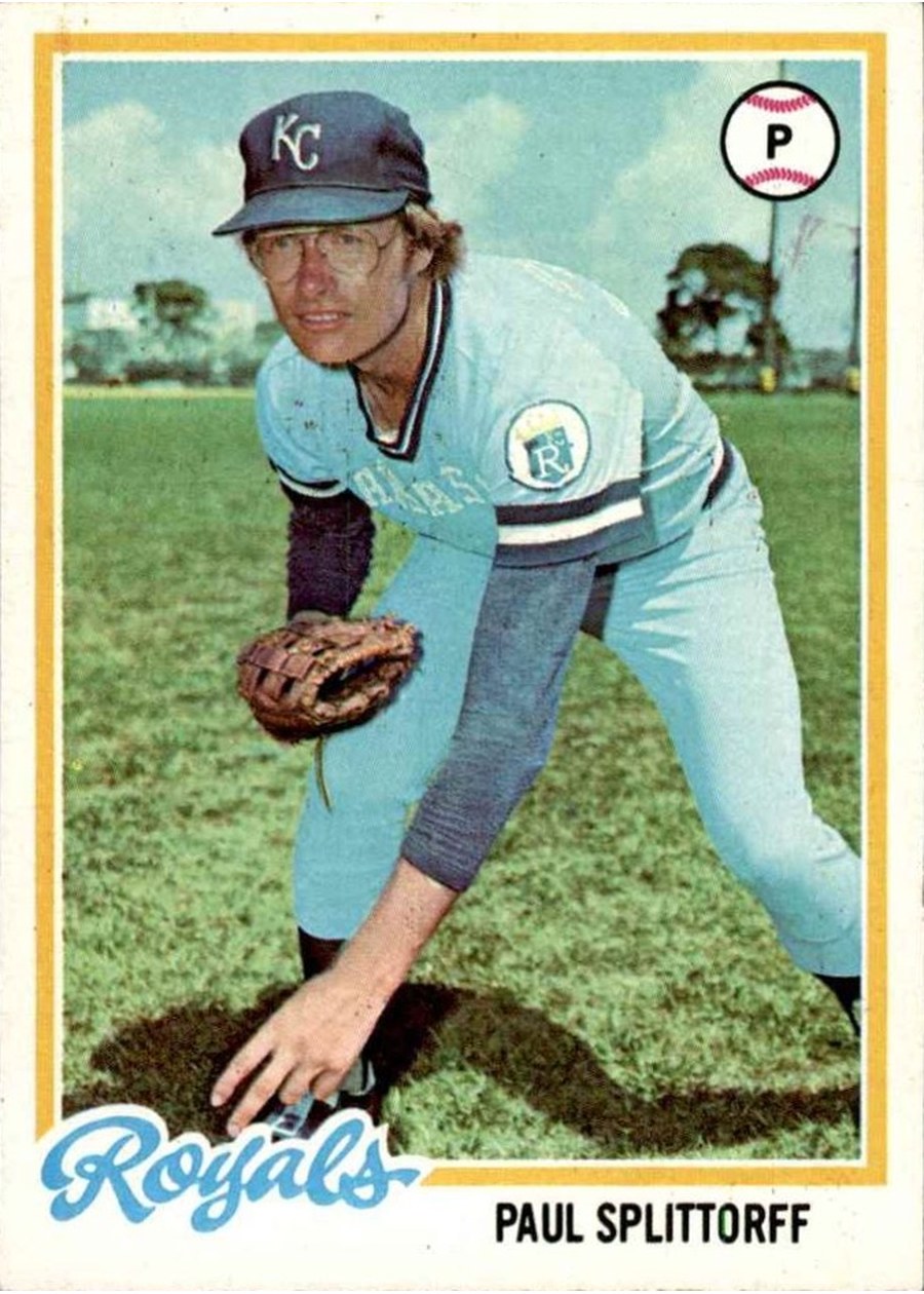 1978 Topps #638 Paul Splittorff, Kansas City Royals