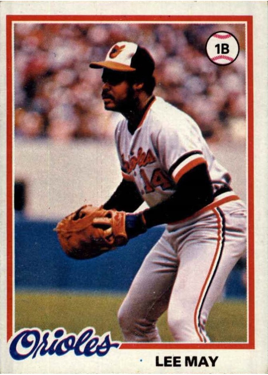1978 Topps #640 Lee May, Baltimore Orioles