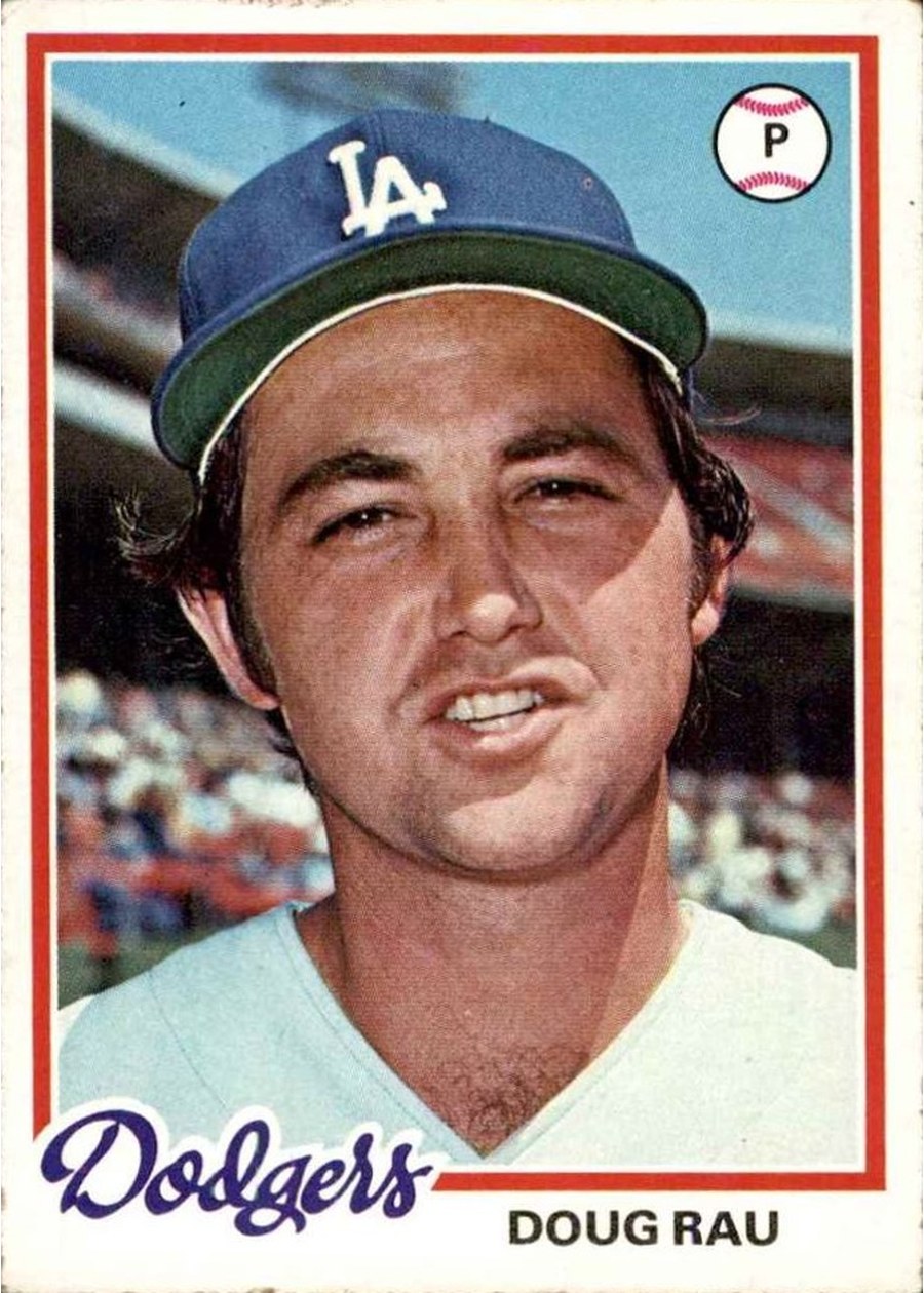 1978 Topps #641 Doug Rau, Los Angeles Dodgers