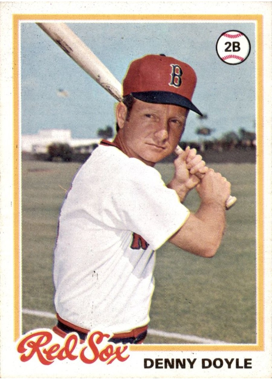 1978 Topps #642 Denny Doyle, Boston Red Sox