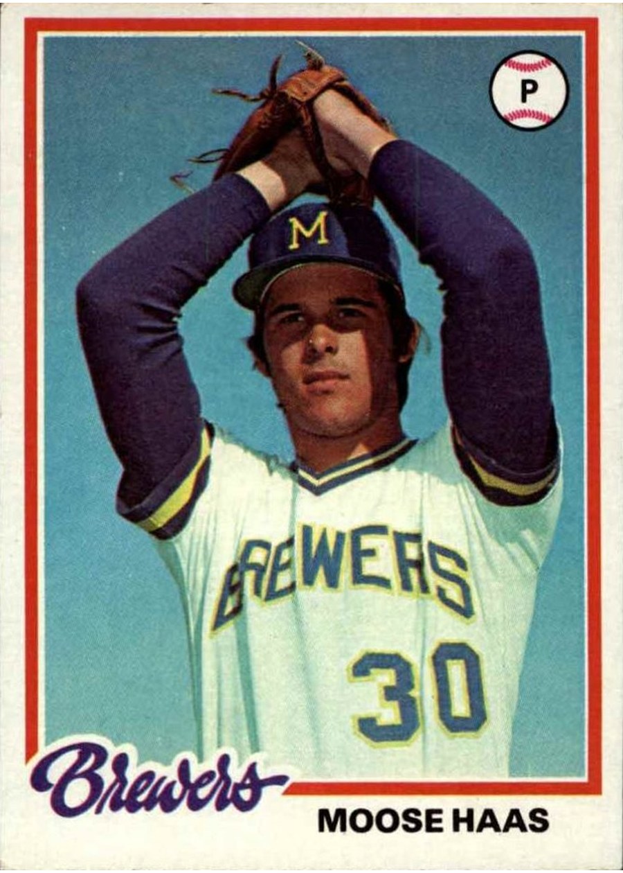 1978 Topps #649 Moose Haas, Milwaukee Brewers