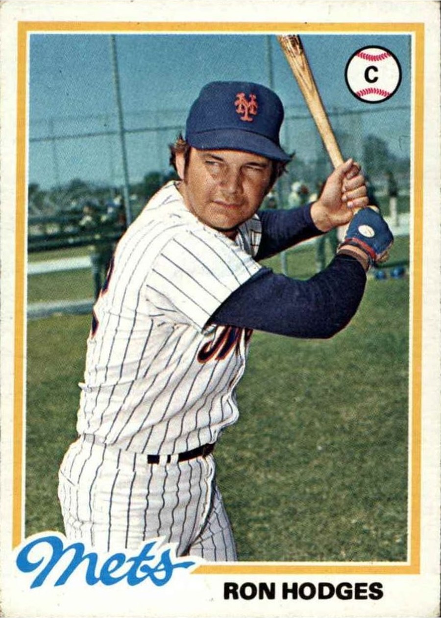 1978 Topps #653 Ron Hodges, New York Mets