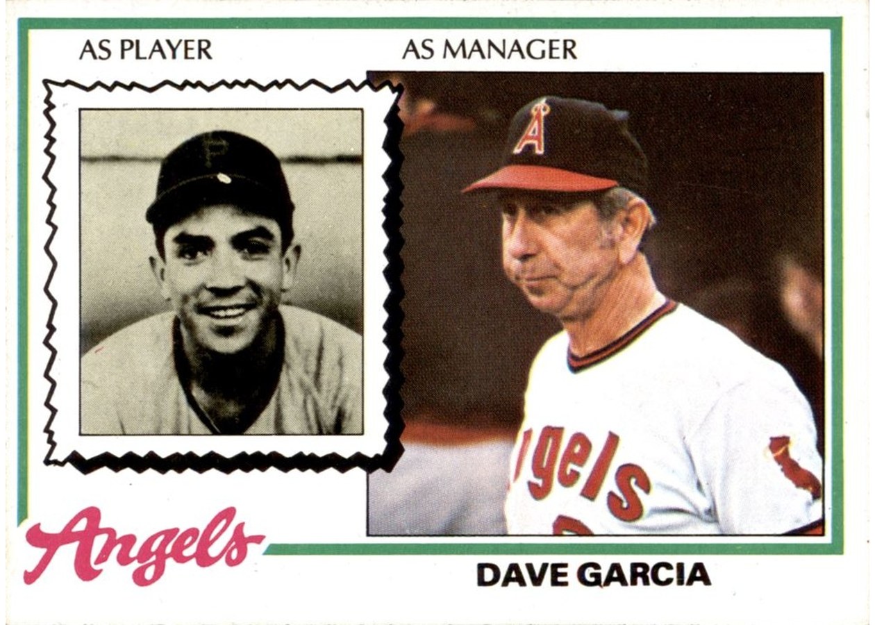 1978 Topps #656 Dave Garcia, California Angels