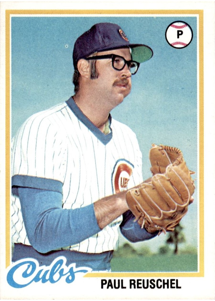 1978 Topps #663 Paul Reuschel, Chicago Cubs