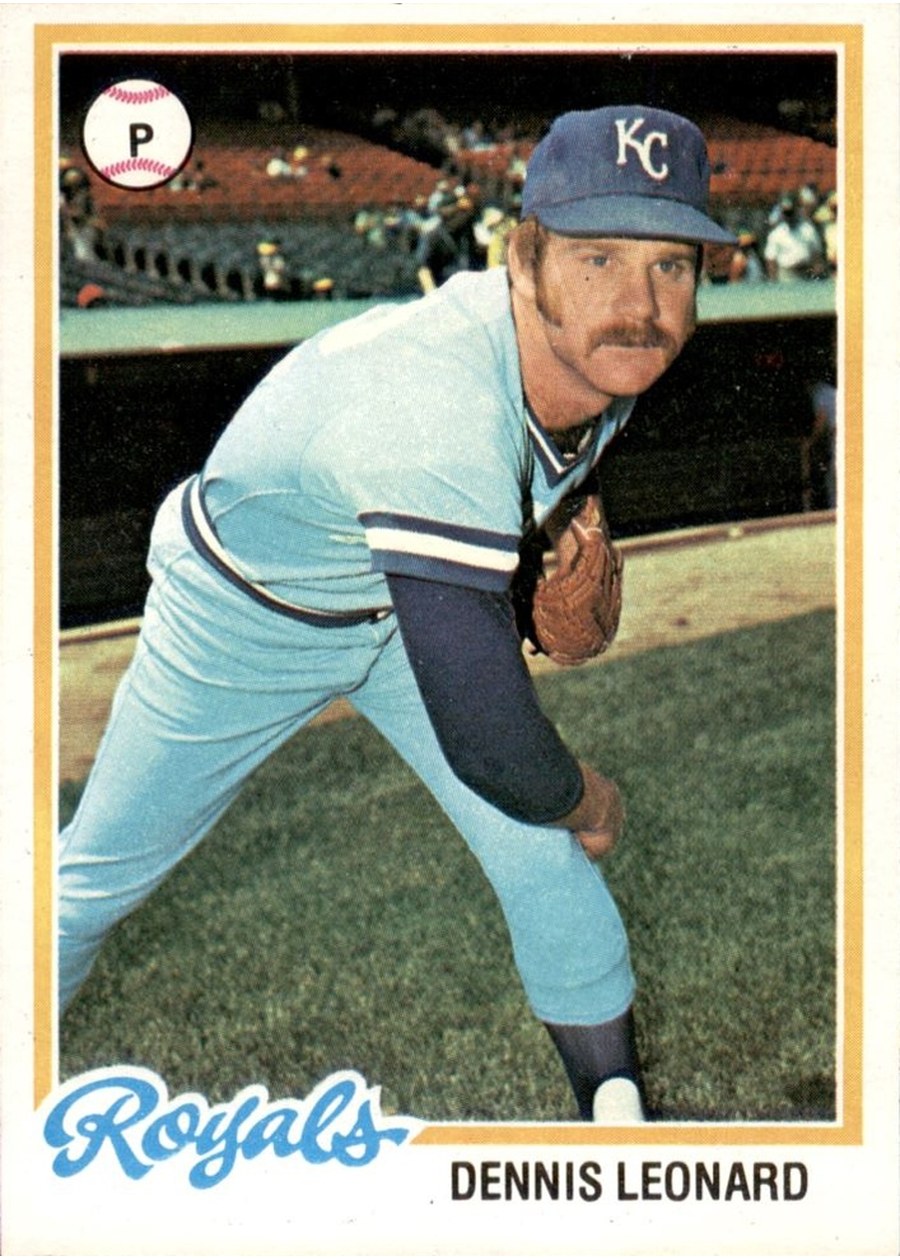 1978 Topps #665 Dennis Leonard, Kansas City Royals