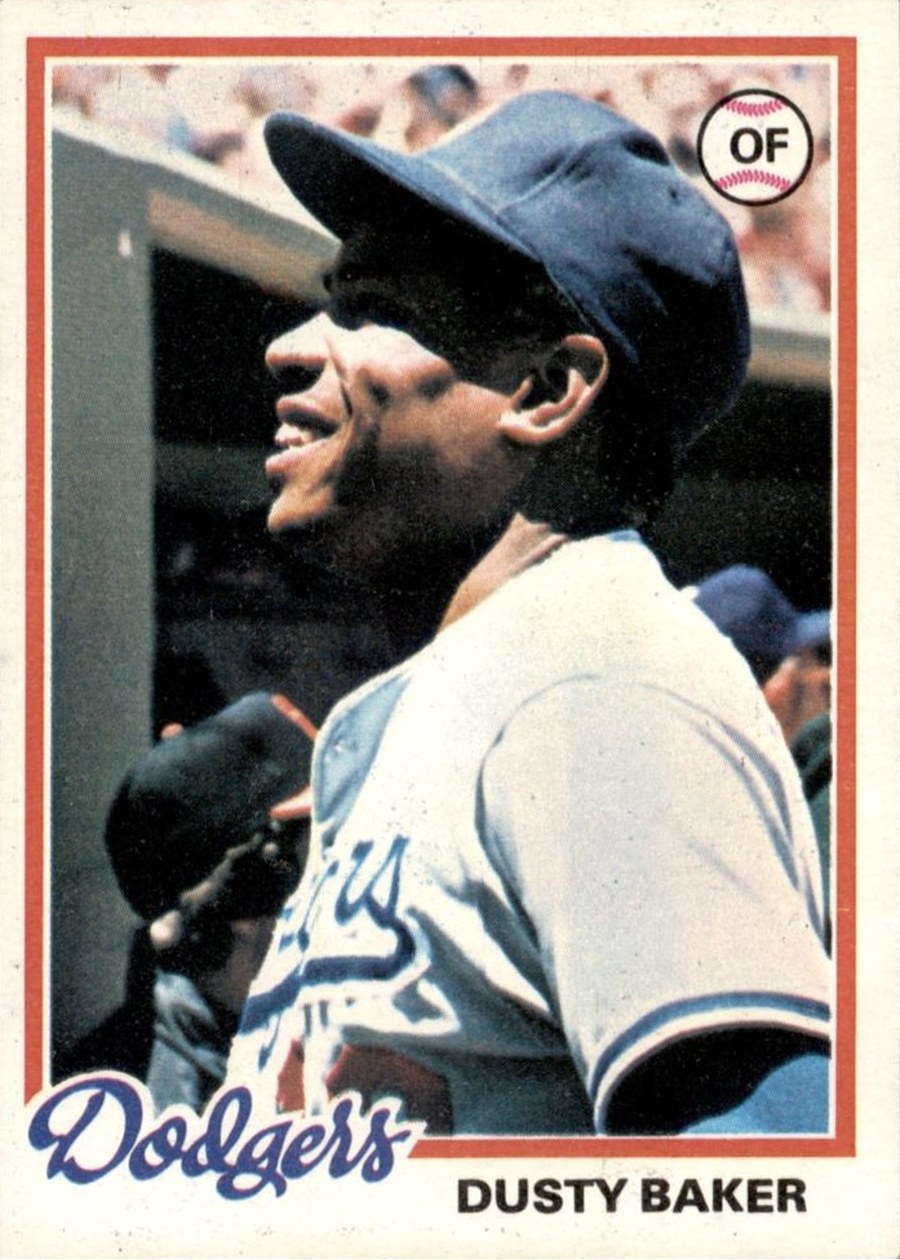 1978 Topps #668 Dusty Baker, Los Angeles Dodgers