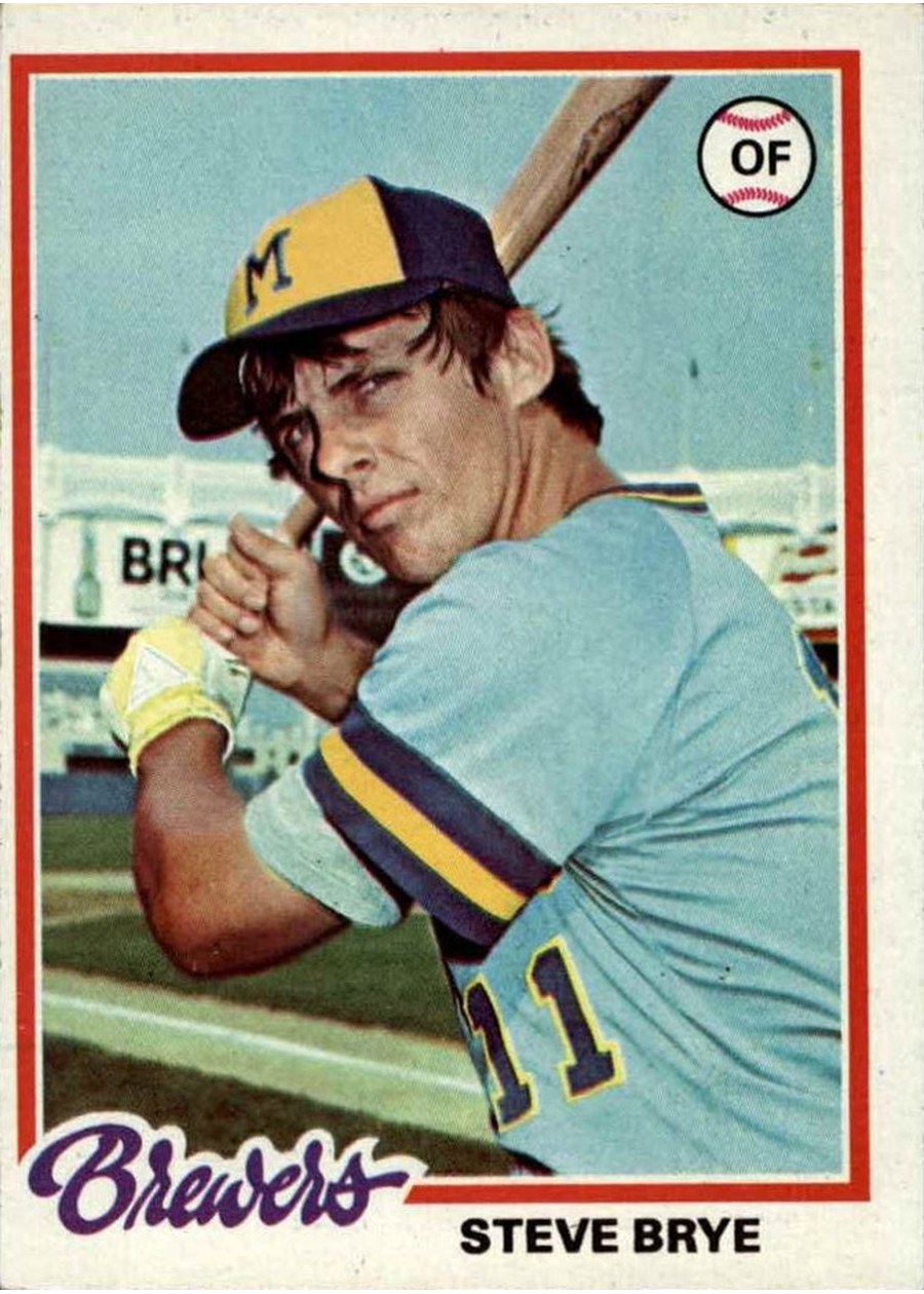 1978 Topps #673 Steve Brye, Milwaukee Brewers