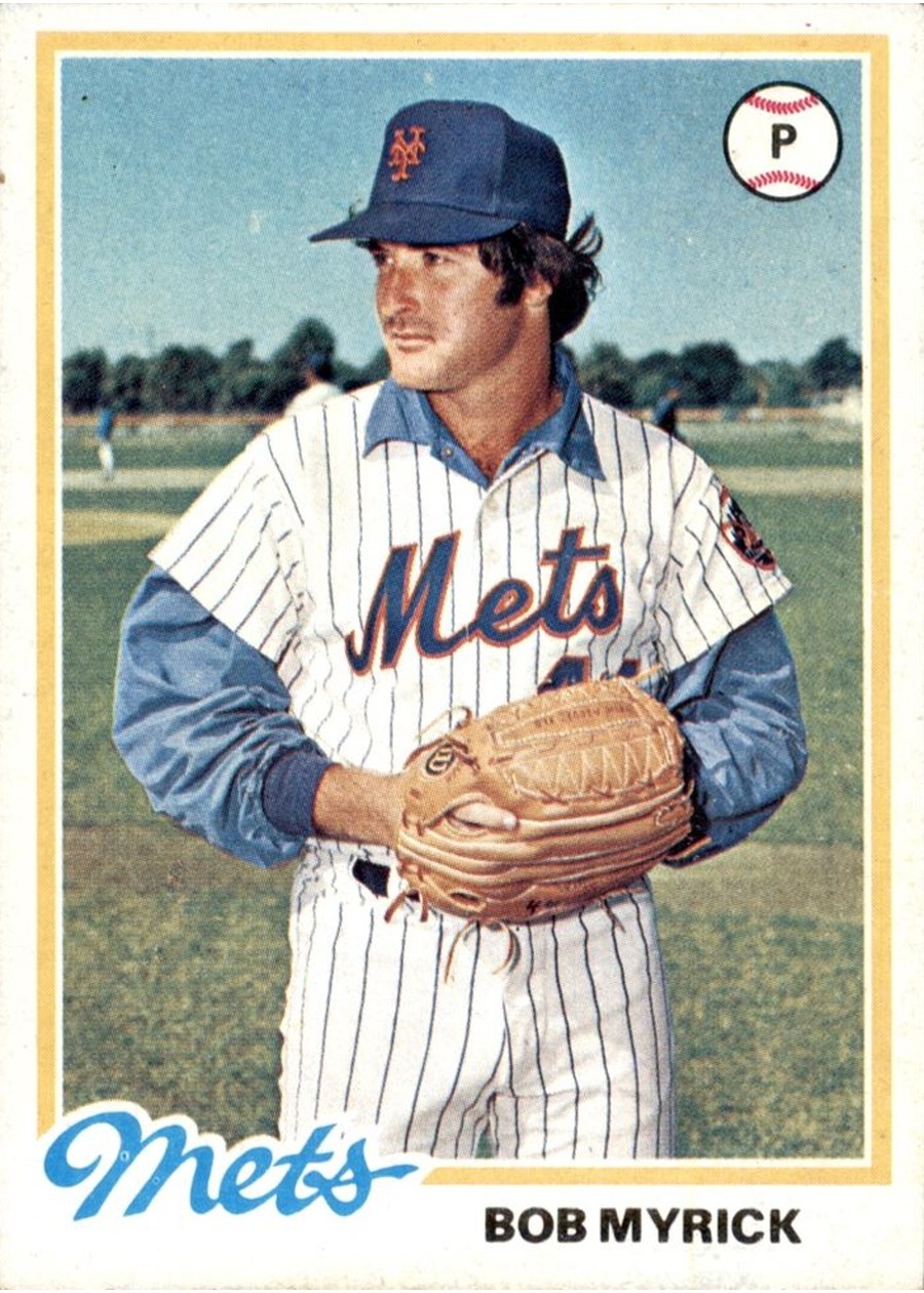 1978 Topps #676 Bob Myrick, New York Mets