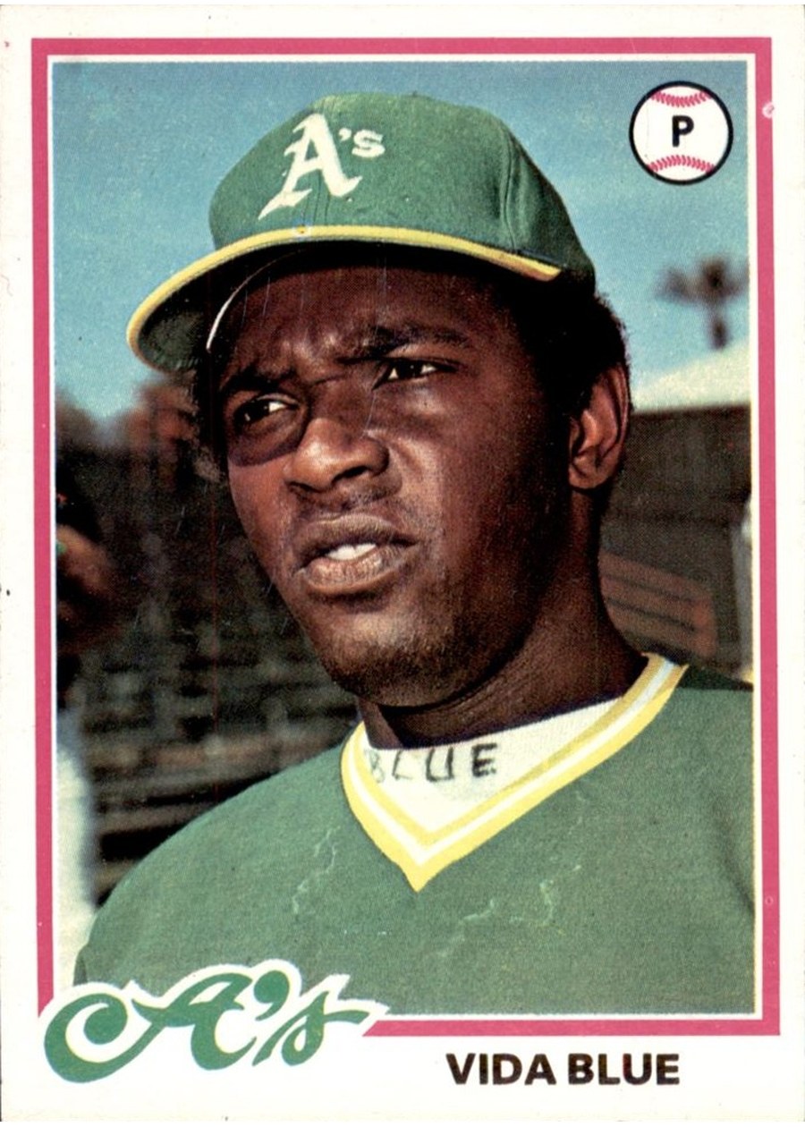 1978 Topps #680 Vida Blue, Oakland Athletics