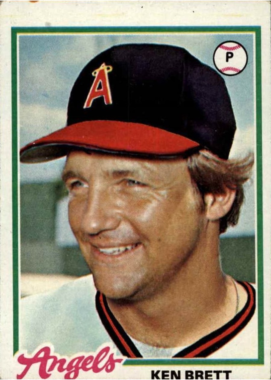 1978 Topps #682 Ken Brett, California Angels