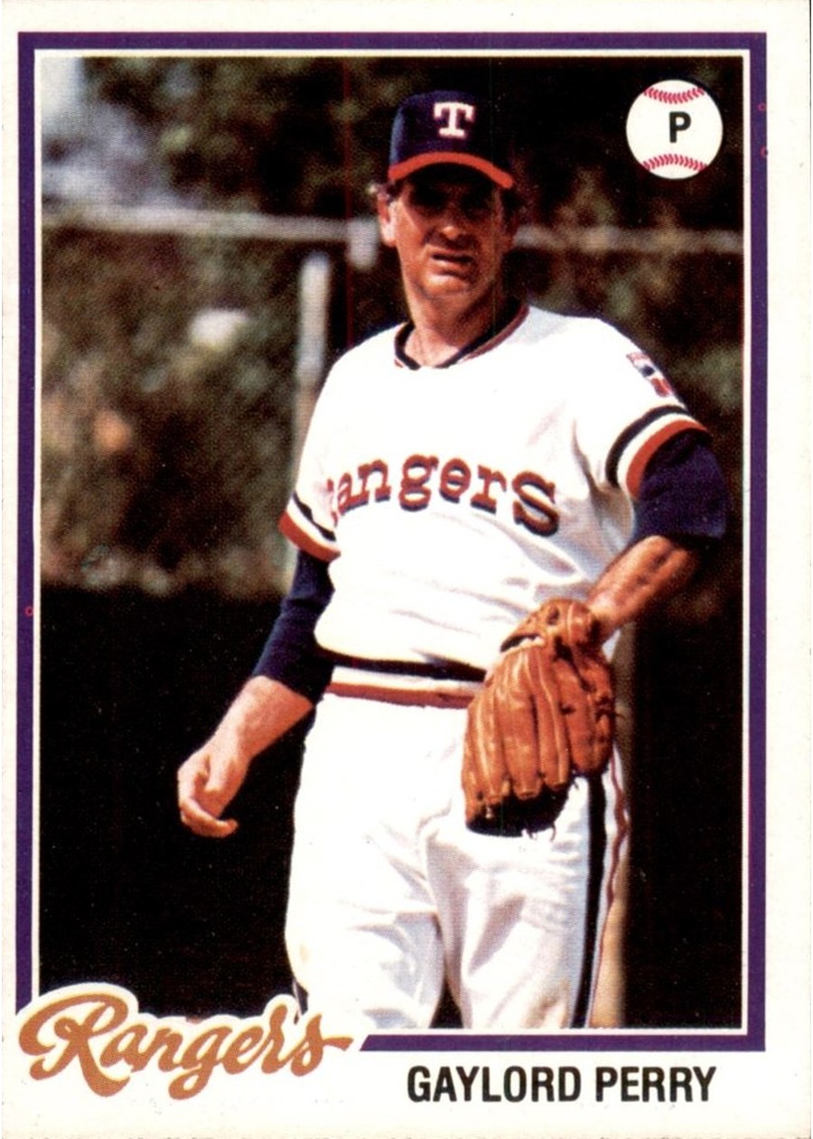 1978 Topps #686 Gaylord Perry, Texas Rangers