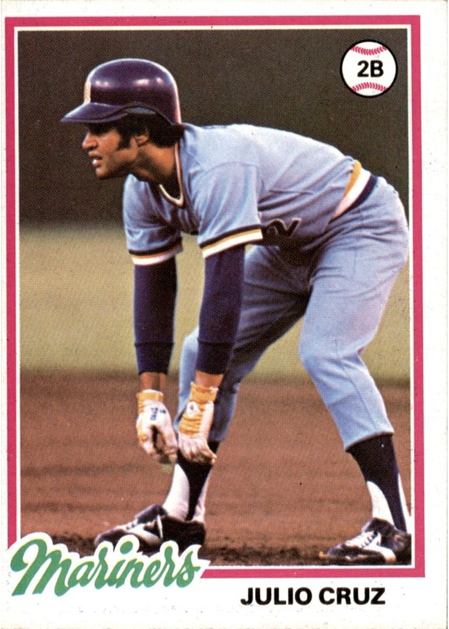1978 Topps #687 Julio Cruz, Seattle Mariners