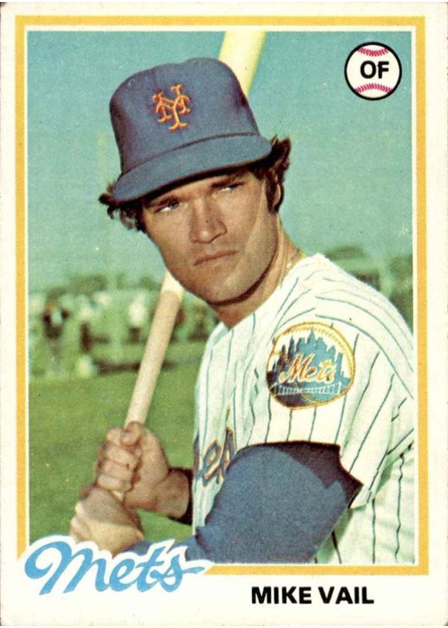 1978 Topps #69 Mike Vail, New York Mets