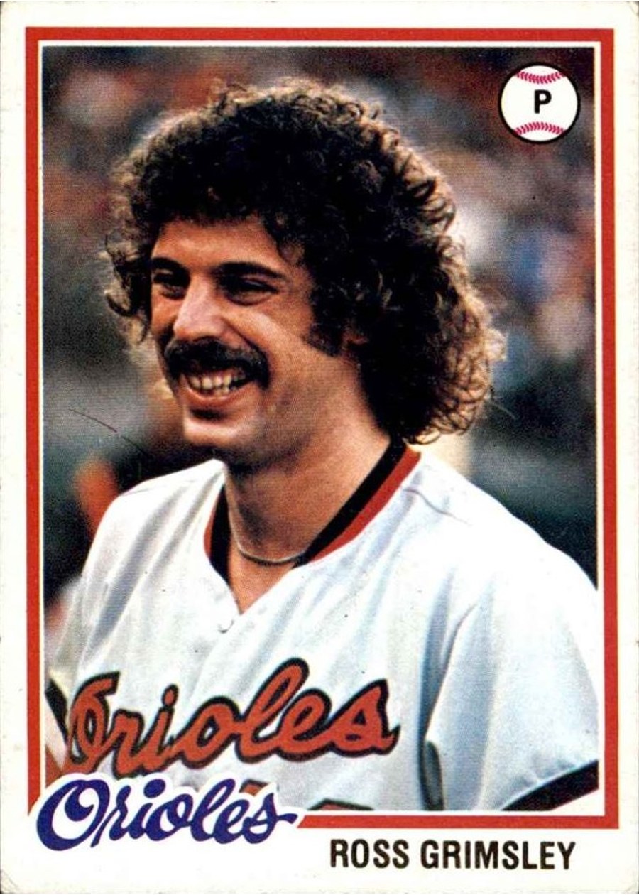 1978 Topps #691 Ross Grimsley, Baltimore Orioles