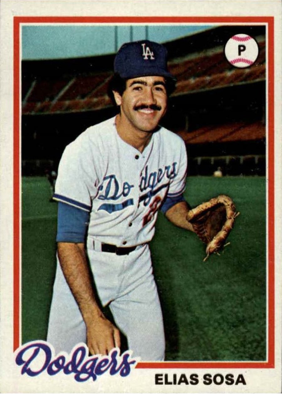 1978 Topps #694 Elias Sosa, Los Angeles Dodgers