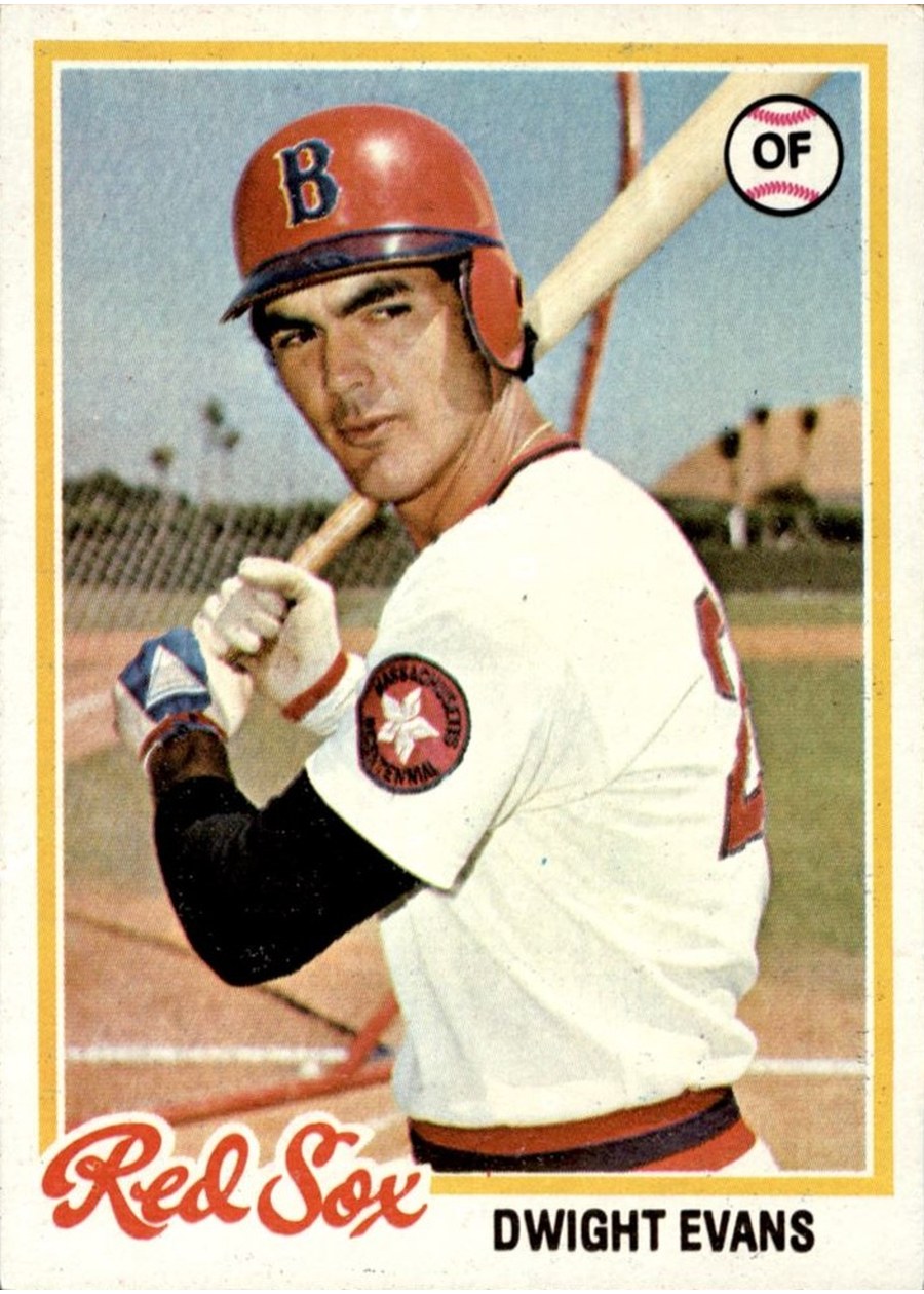 1978 Topps #695 Dwight Evans, Boston Red Sox