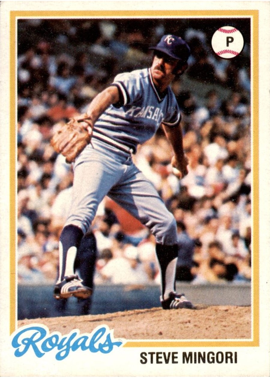 1978 Topps #696 Steve Mingori, Kansas City Royals