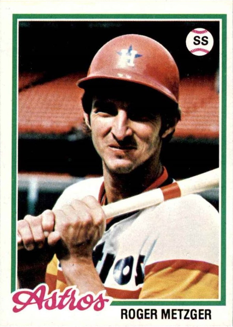 1978 Topps #697 Roger Metzger, Houston Astros