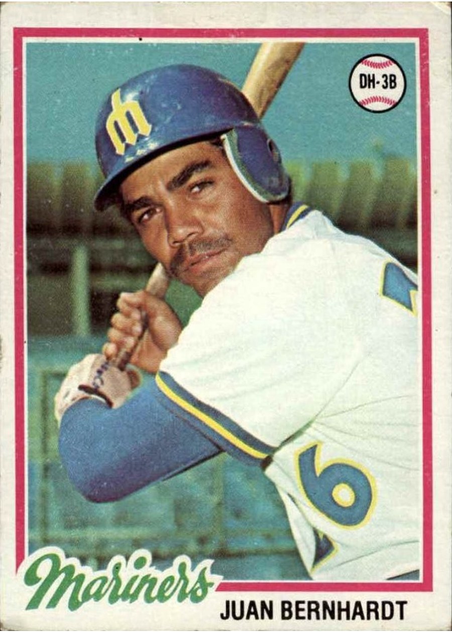 1978 Topps #698 Juan Bernhardt, Seattle Mariners