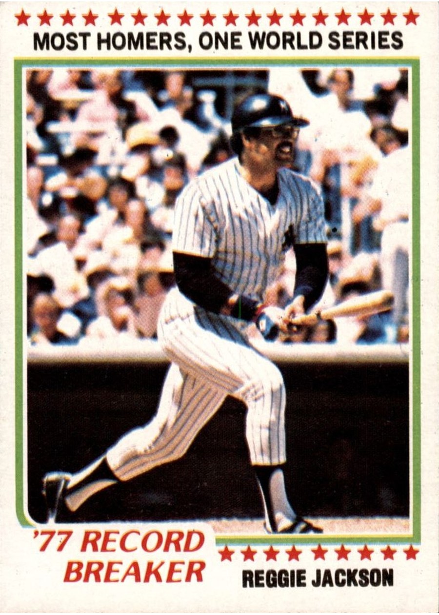 1978 Topps #7 Reggie Jackson, New York Yankees