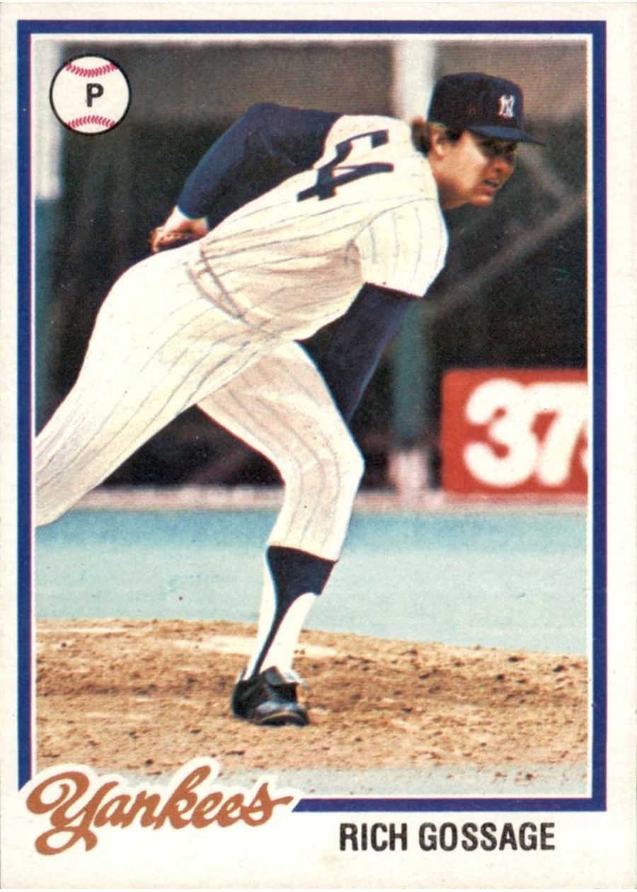 1978 Topps #70 Rich Gossage, New York Yankees