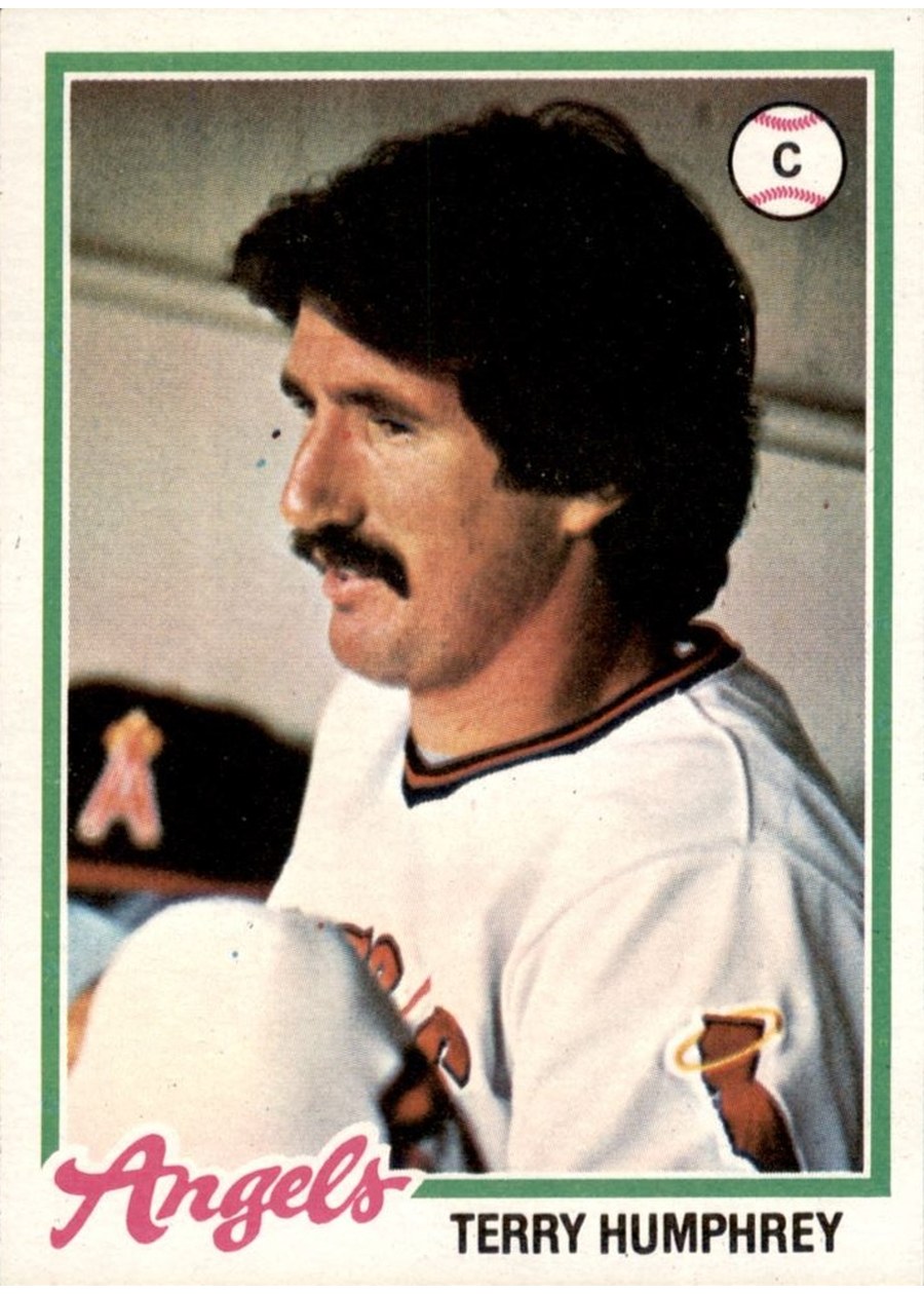 1978 Topps #71 Terry Humphrey, California Angels