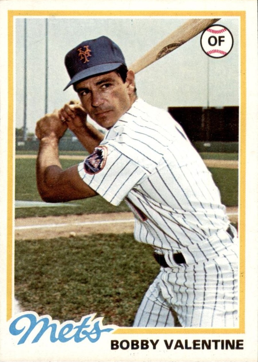 1978 Topps #712 Bobby Valentine, New York Mets