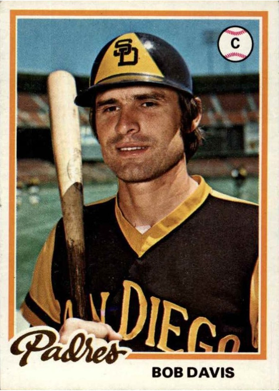 1978 Topps #713 Bob Davis, San Diego Padres
