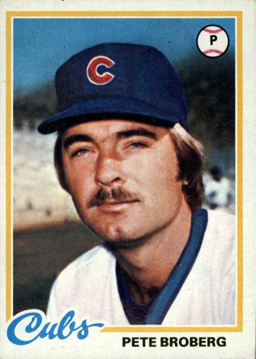 1978 Topps #722 Pete Broberg, Chicago Cubs