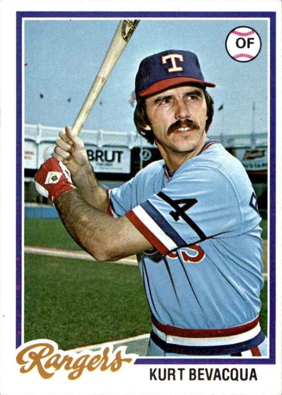 1978 Topps #725 Kurt Bevacqua, Texas Rangers
